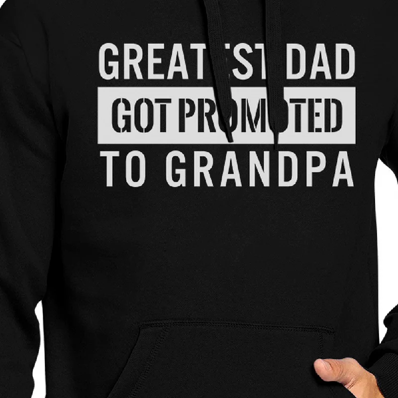 Promoted To Grandpa Hoodie Baby Announcement Gift Idea For Grandpa