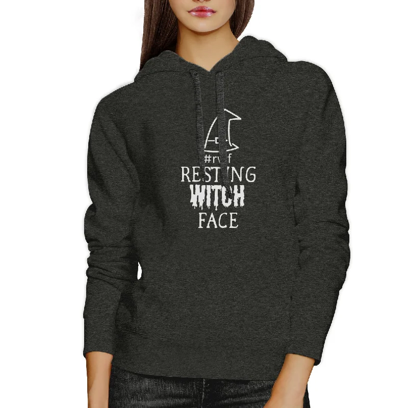 Rwf Resting Witch Face Dark Grey Hoodie