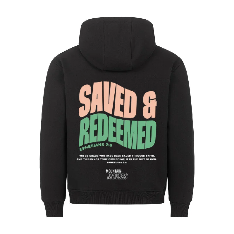 Saved and Redeemed Hoodie BackPrint