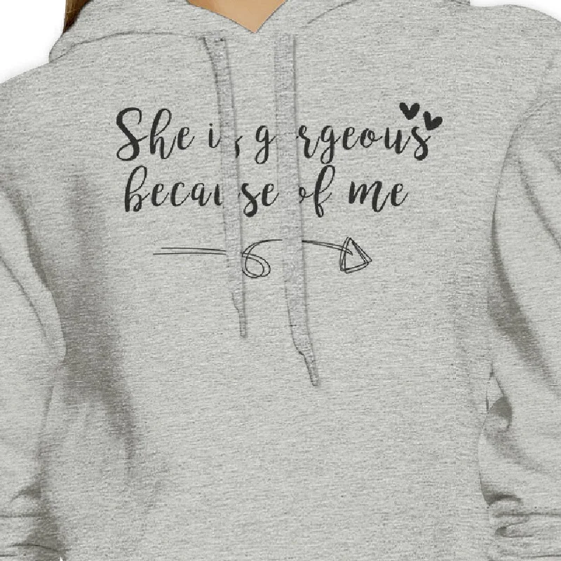 She Is Gorgeous Grey Cute Couple Hoodie Funny Mothers Day Gifts