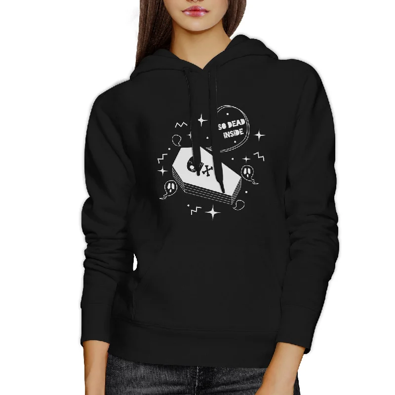 So Dead Inside Coffin Black Hoodie