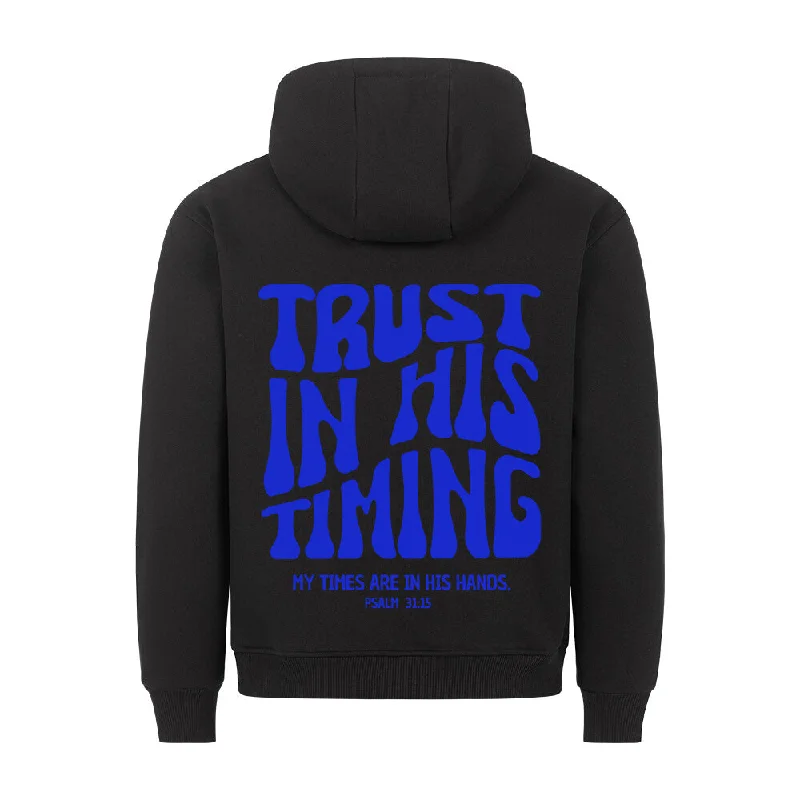 Trust in his Timing Hoodie BackPrint