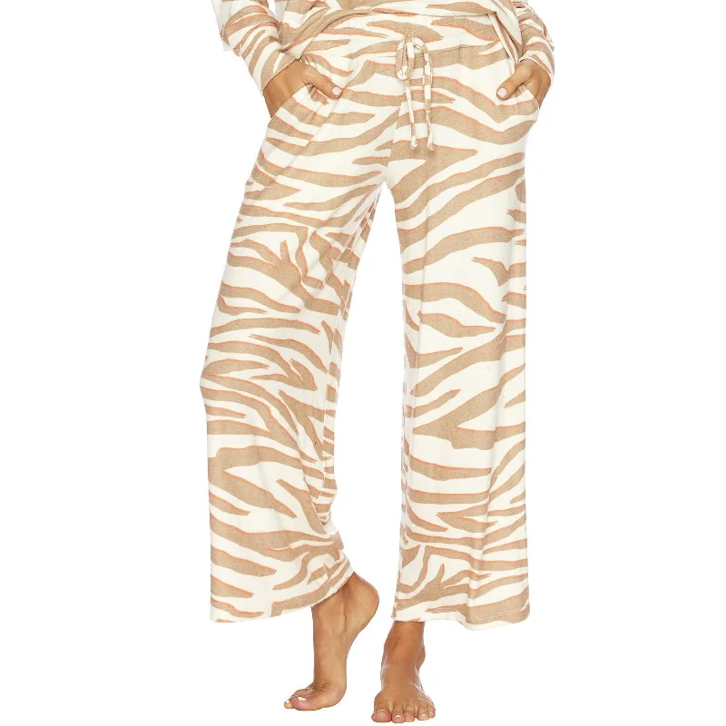 Hailey Pant - Cloud Cream Zebra Print