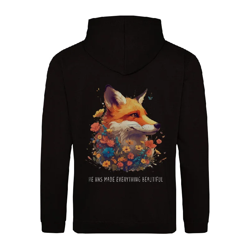 Beautiful Fox Hoodie BackPrint Summer SALE