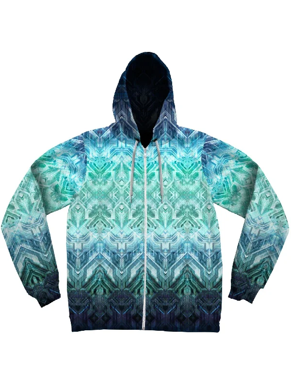 Blue Matrix Unisex Hoodie