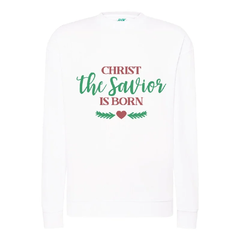 Christ is born Christmas Sweatshirt Summer SALE