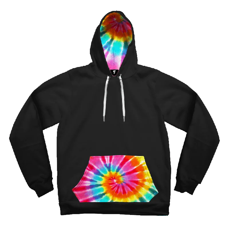 Classic Tie Dye Contrast Unisex Hoodie