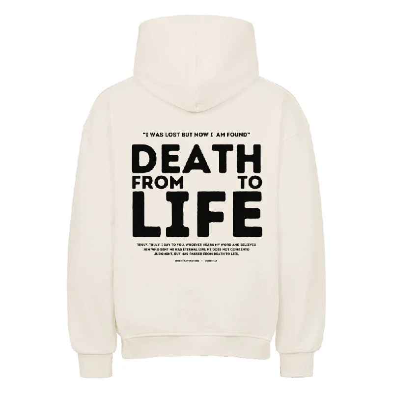 From Death to Life Oversized Hoodie BackPrint Summer SALE