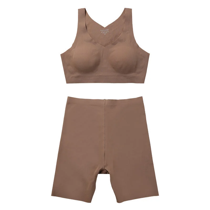 High-Waist Performance: Yoga Bra & Underwear Combo