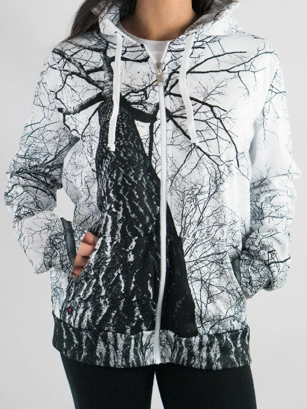 Higher Trees Unisex Zip Hoodie