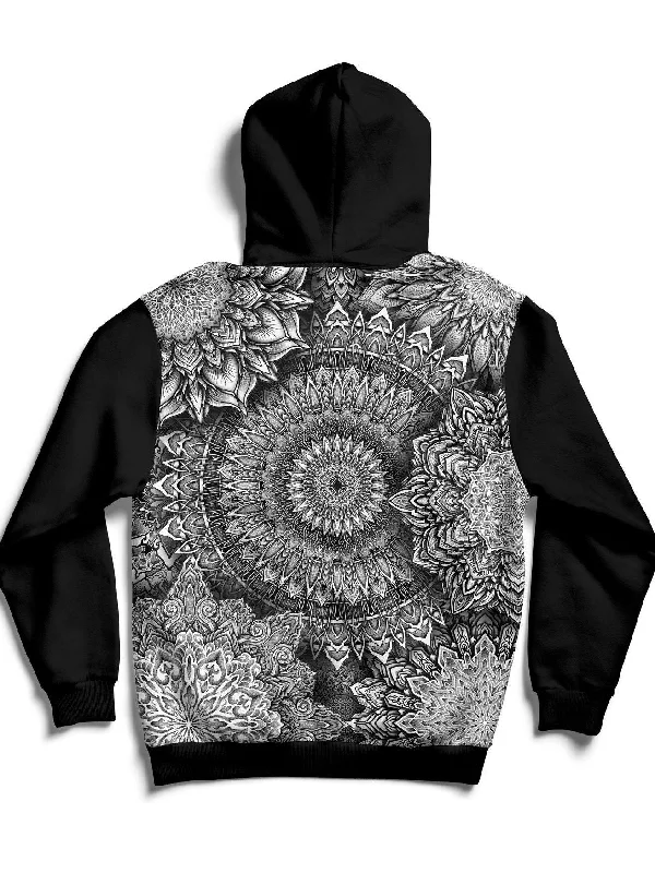 Mandala Bloom V2 Back Panel Unisex Hoodie