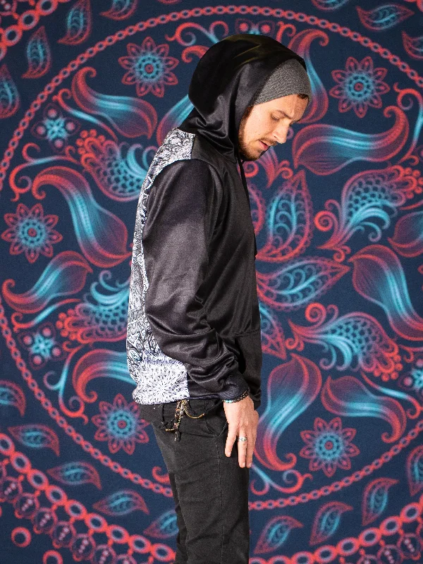 Mandala Bloom V2 Back Panel Unisex Hoodie