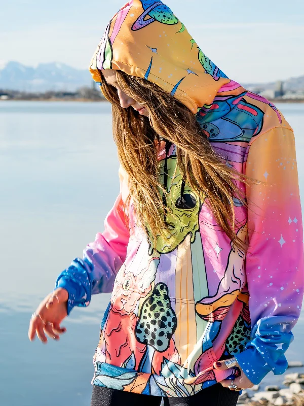 Neon Alien Invasion (Dawn) Unisex Hoodie