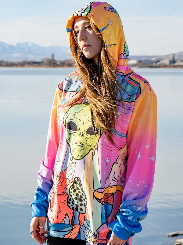 Neon Alien Invasion (Dawn) Unisex Hoodie