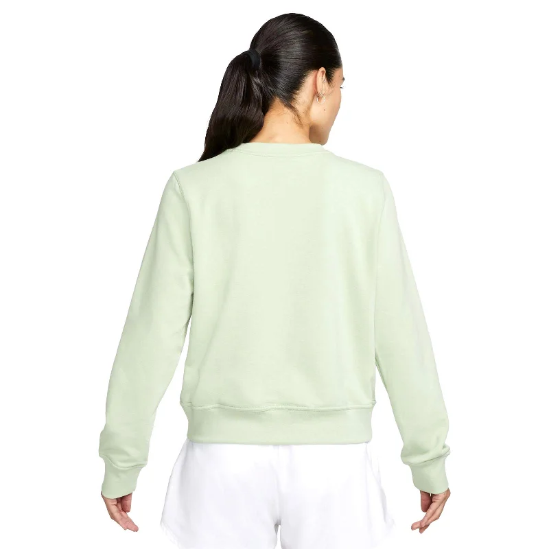 Nike Dri-FIT One Womens Crew-Neck French Terry Sweatshirt