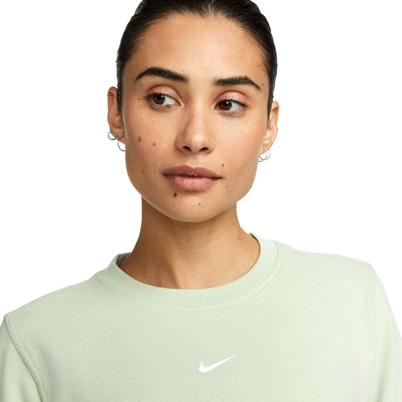 Nike Dri-FIT One Womens Crew-Neck French Terry Sweatshirt