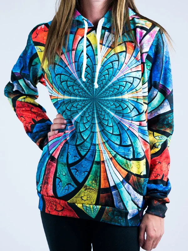 Optical Stained Glass Unisex Hoodie