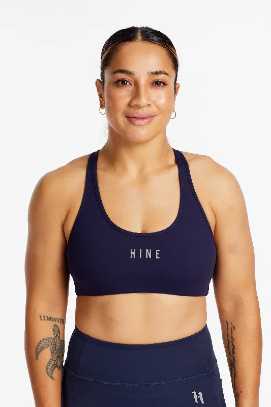 SPORTY RACERBACK BRA NAVY