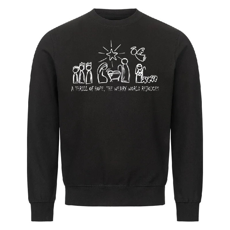 Thrill of Hope Christmas Sweatshirt Summer SALE