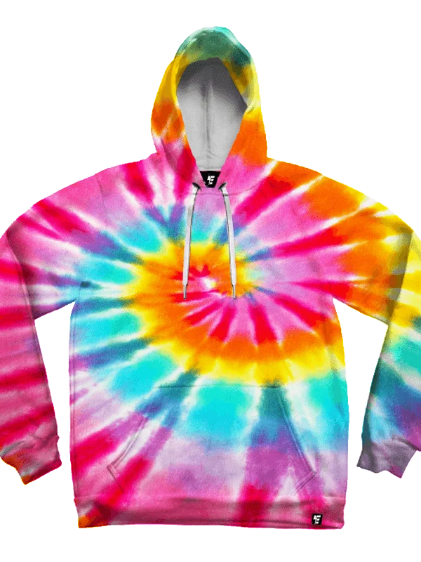 Rainbow Tie Dye Unisex Hoodie