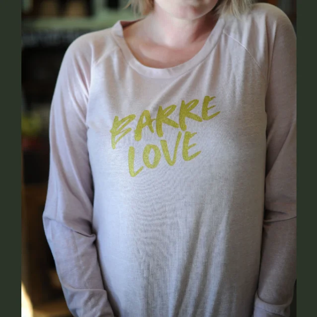 Barre Love Pullover - Faint Rose