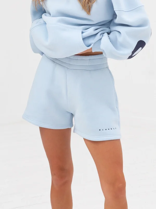 Isabel Jogger Shorts - Powder Blue