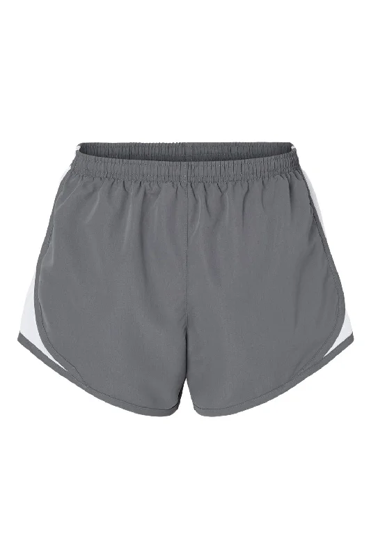 Boxercraft Womens Moisture Wicking Sport Shorts - Grey - NEW