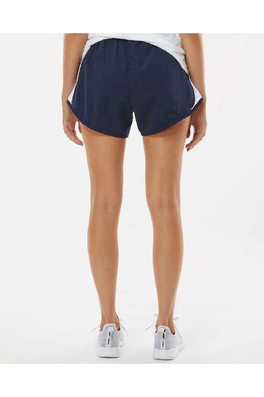 Boxercraft Womens Moisture Wicking Sport Shorts - Navy Blue - NEW