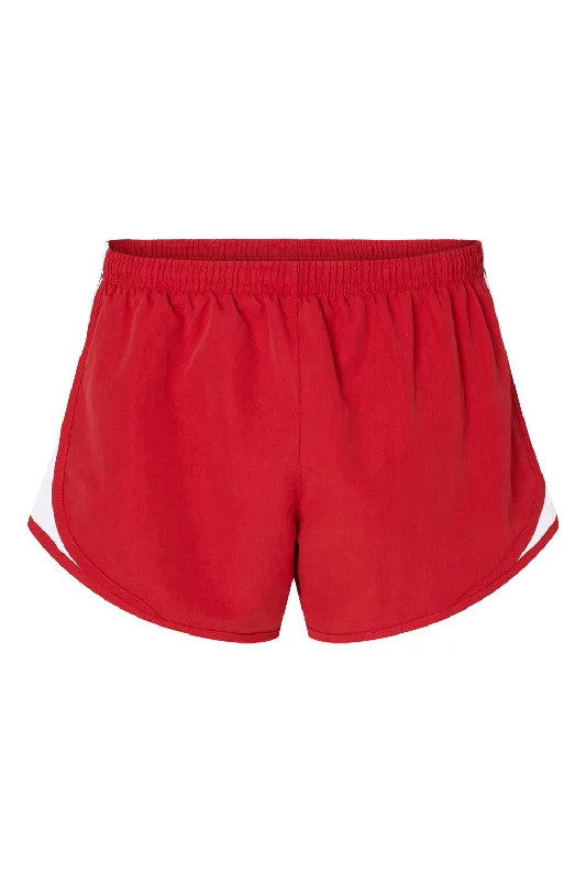 Boxercraft Womens Moisture Wicking Sport Shorts - Red - NEW