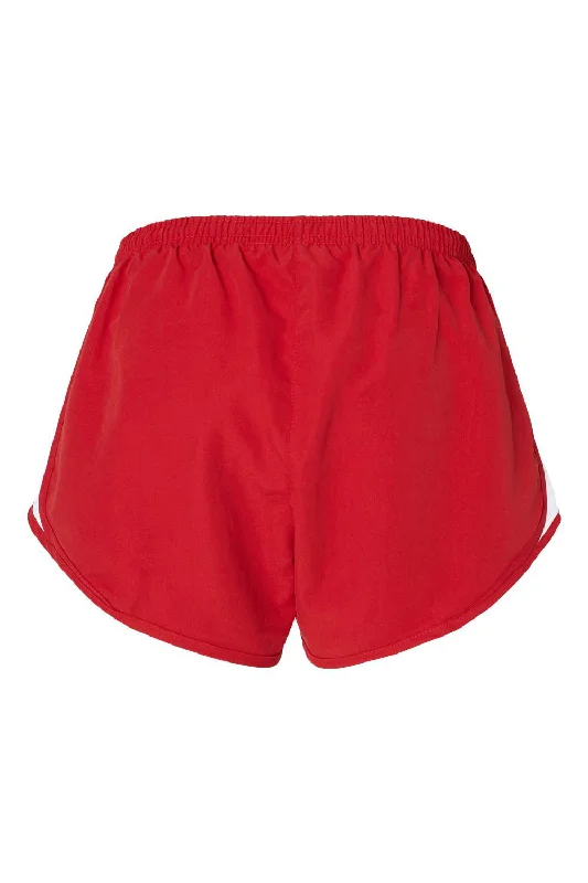 Boxercraft Womens Moisture Wicking Sport Shorts - Red - NEW