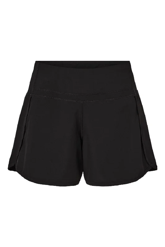 Boxercraft Womens Stretch Woven Lined Shorts - Black - NEW