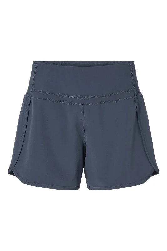 Boxercraft Womens Stretch Woven Lined Shorts - Castlerock Grey - NEW