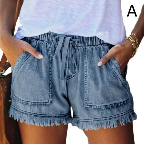 High Waisted Shorts Jeans Plus Size Denim Shorts