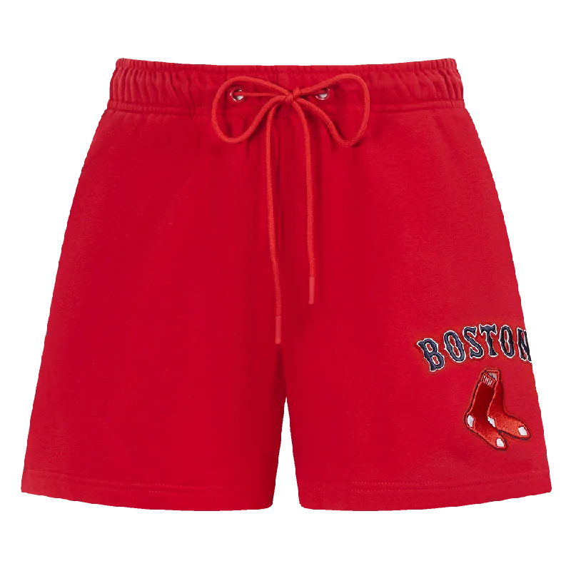 MLB BOSTON RED SOX CLASSIC WOMEN'S FLC SHORT (RED)