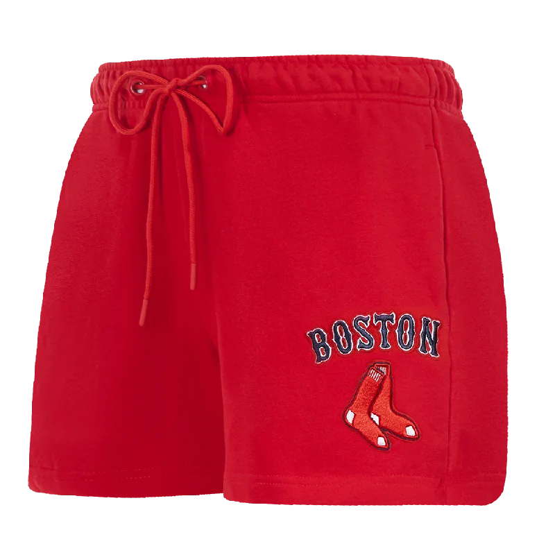 MLB BOSTON RED SOX CLASSIC WOMEN'S FLC SHORT (RED)