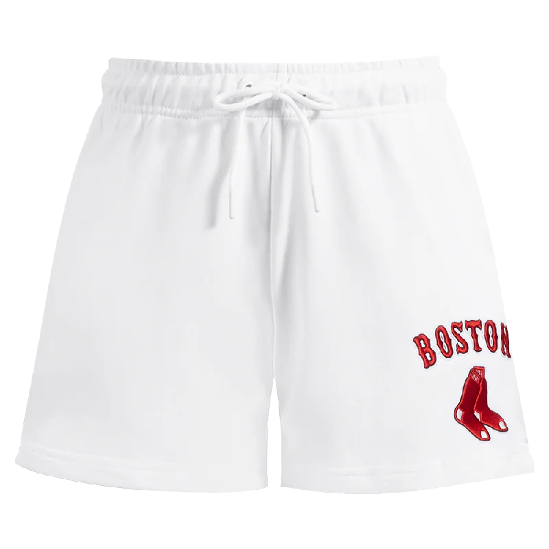 MLB BOSTON RED SOX CLASSIC WOMEN'S FLC SHORT (WHITE)