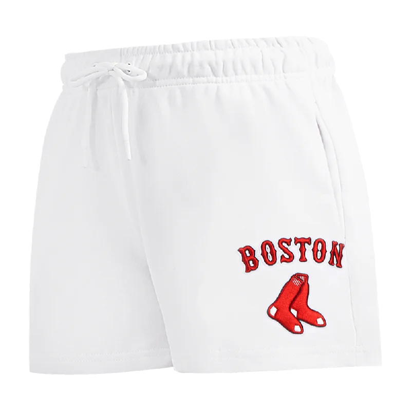 MLB BOSTON RED SOX CLASSIC WOMEN'S FLC SHORT (WHITE)