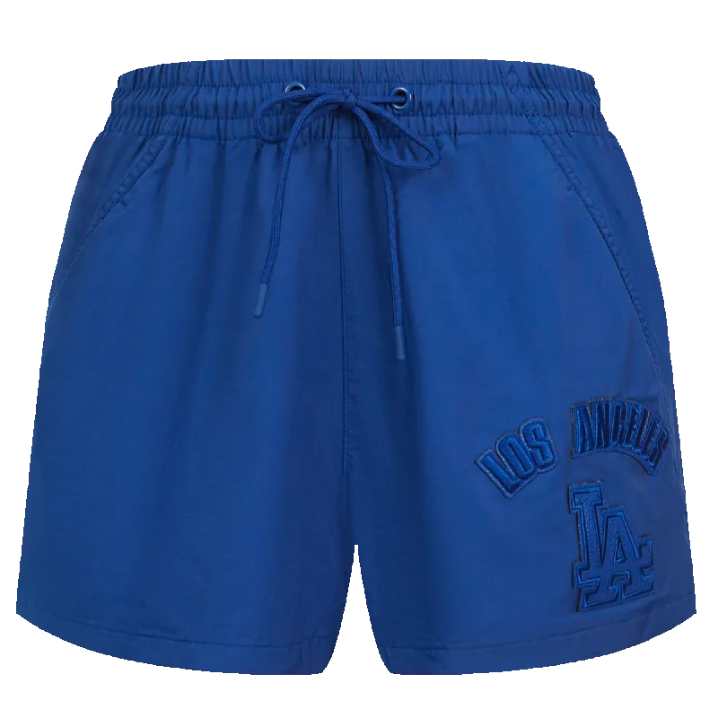 MLB LOS ANGELES DODGERS TRIPLE TONAL WOMEN'S WOVEN SHORT (DODGER BLUE)