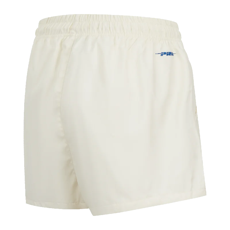 MLB LOS ANGELES DODGERS TRIPLE TONAL WOMEN'S WOVEN SHORT (EGGSHELL)