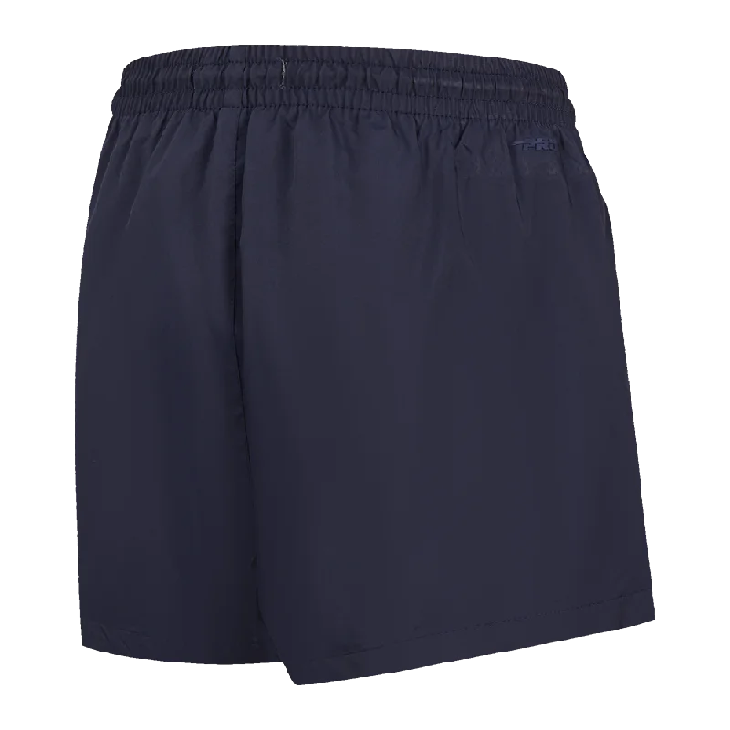 MLB MILWAUKEE BREWERS TRIPLE TONAL WOMEN'S WOVEN SHORT (MIDNIGHT NAVY)