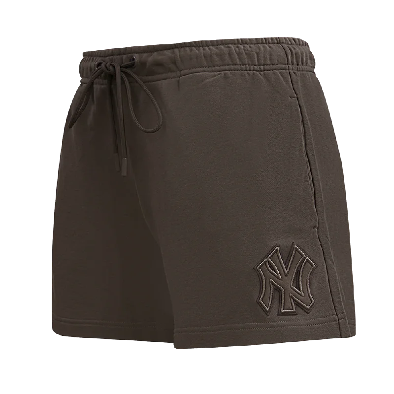 MLB NEW YORK YANKEES NEUTRAL WOMEN'S FLC SHORT (DARK TAUPE)