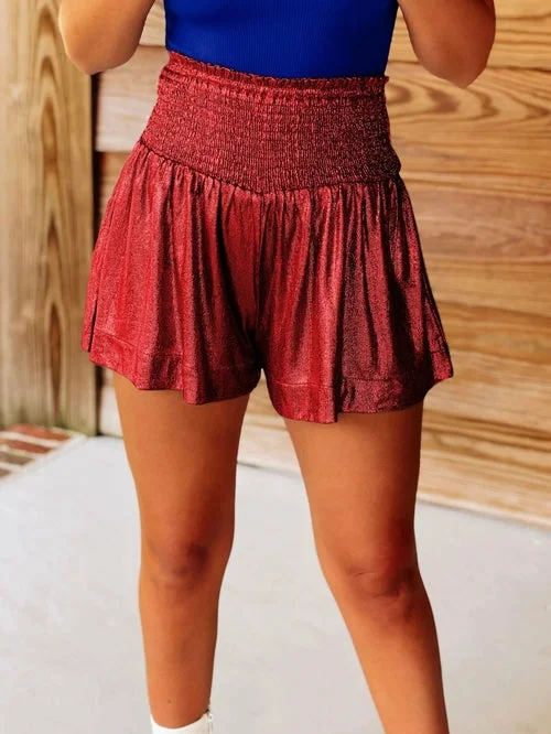 Loose-Fit Casual Shorts with Elastic Waist