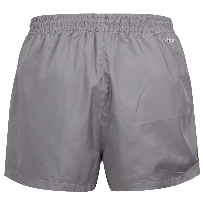 MLB PITTSBURGH PIRATES TRIPLE TONAL WOMEN'S WOVEN SHORT (GRAY)