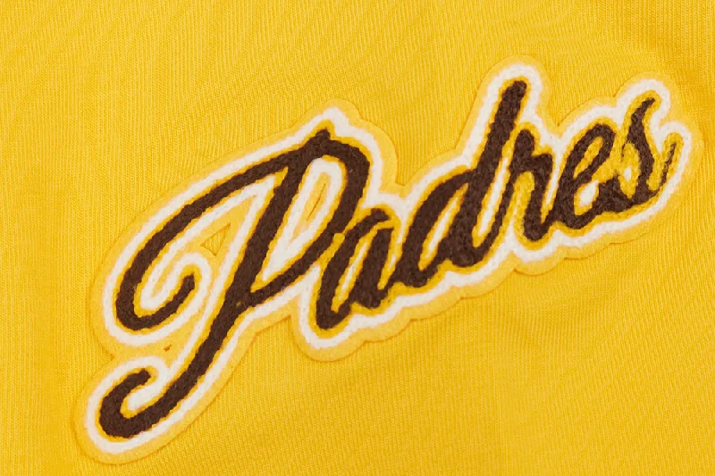 MLB SAN DIEGO PADRES SCRIPT WOMEN'S JERSEY BIKE SHORT (YELLOW)