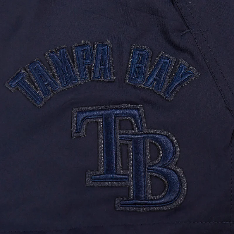 MLB TAMPA BAY RAYS TRIPLE TONAL WOMEN'S WOVEN SHORT (MIDNIGHT NAVY)