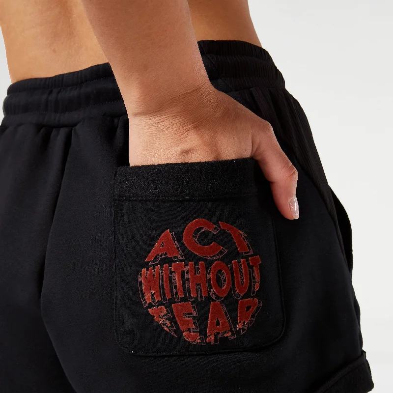 Retrograde Cozy Shorts - Black