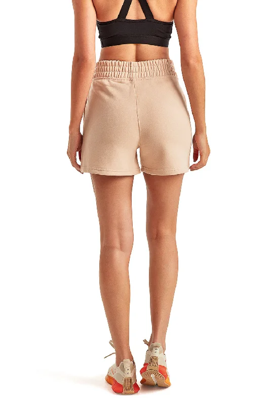 TriDri Womens Maria Jogger Shorts w/ Pockets - Nude