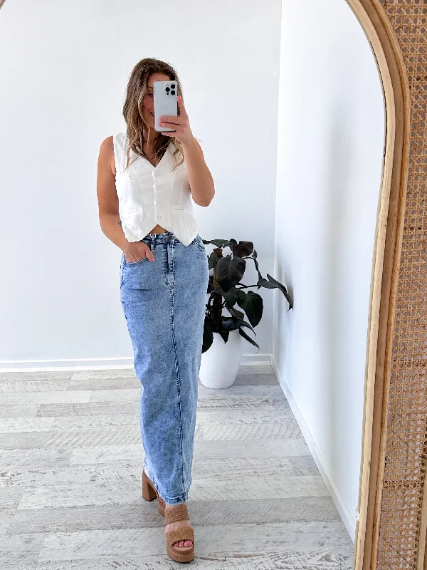 Beau Denim Skirt