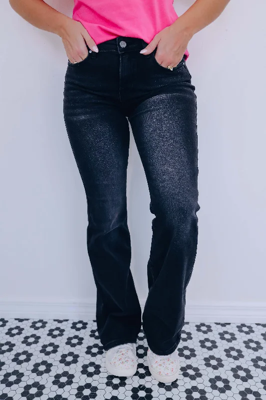 Bruno Bootcut Black Denim Jeans