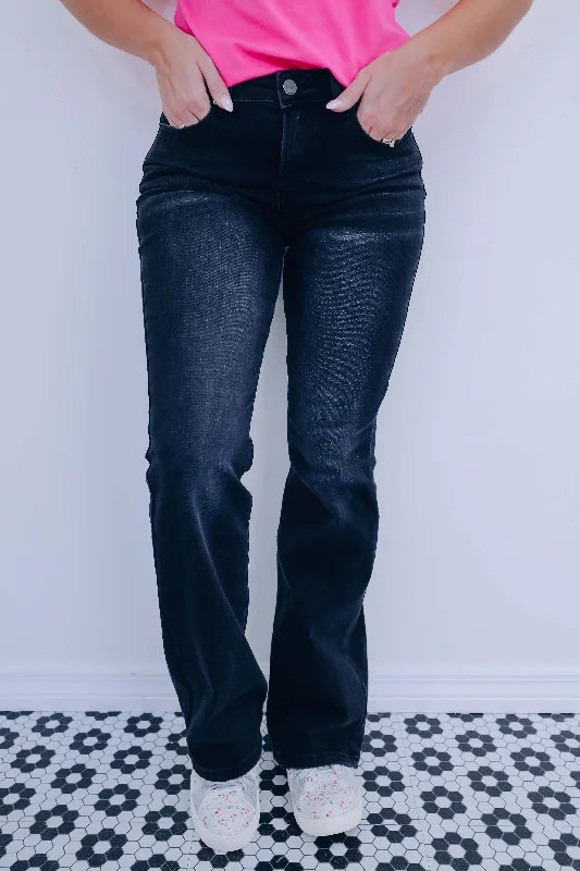 Bruno Bootcut Black Denim Jeans